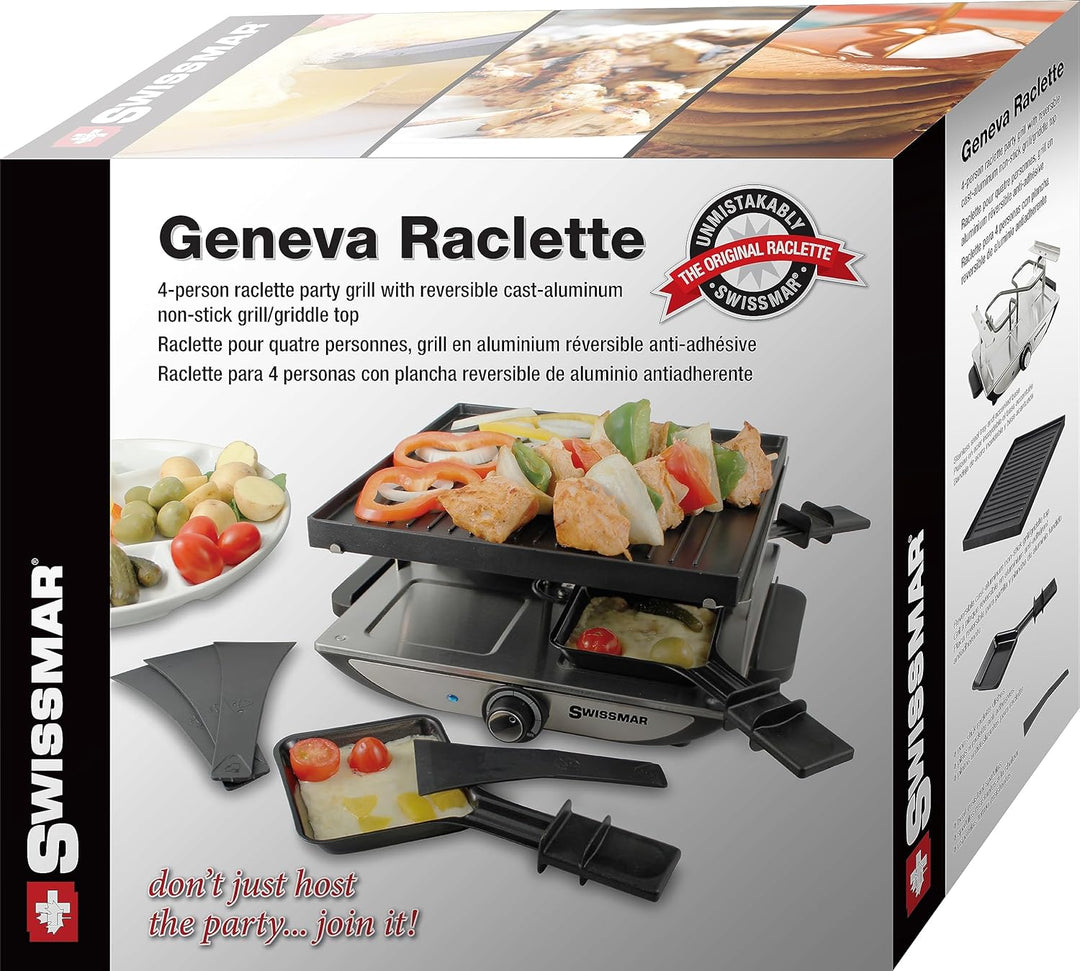 Swissmar Geneva 4 person Raclette Party Grill