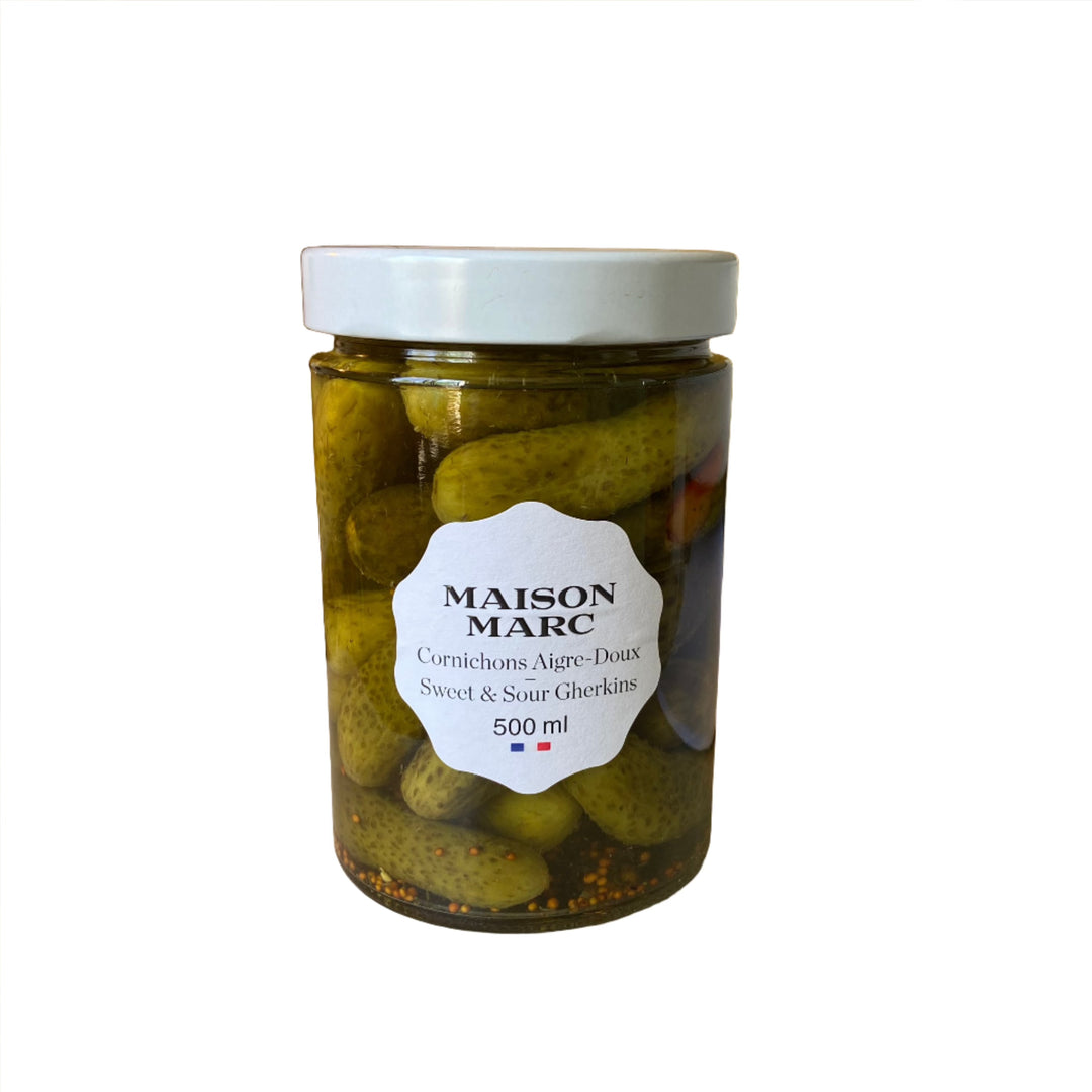 Maison Marc Sweet and Sour Gherkins 500ml