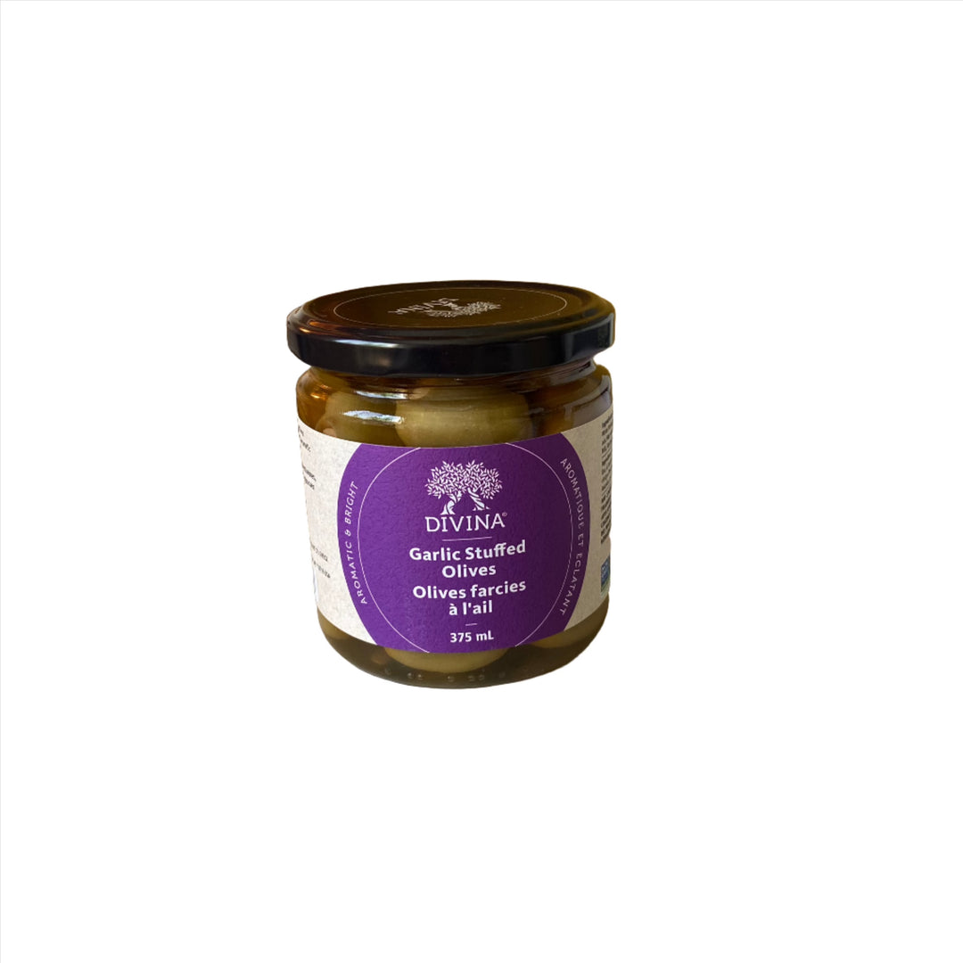 Divina Garlic Stuffed Olives 375ml