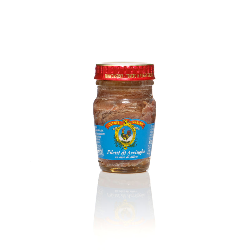 Vicente Marino Anchovies Fillet in EEVOO Glass Jar 80g