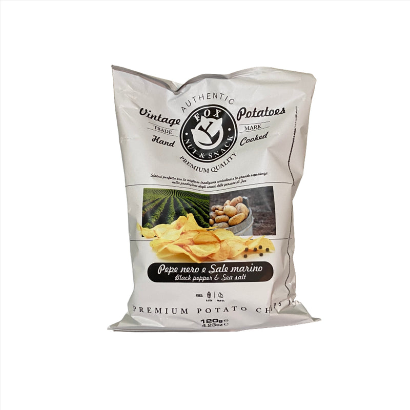 Fox Black Pepper and Salt Vintage Potato Chips 120g