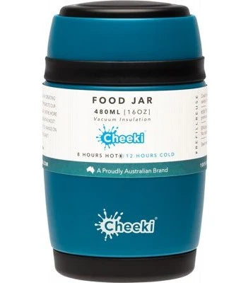 Cheeki Insulated Food Jar Blue 480ml