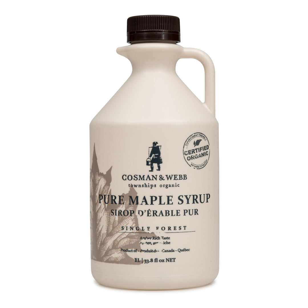 Cosman & Webb Organic Pure Maple Syrup Single Forest 1L