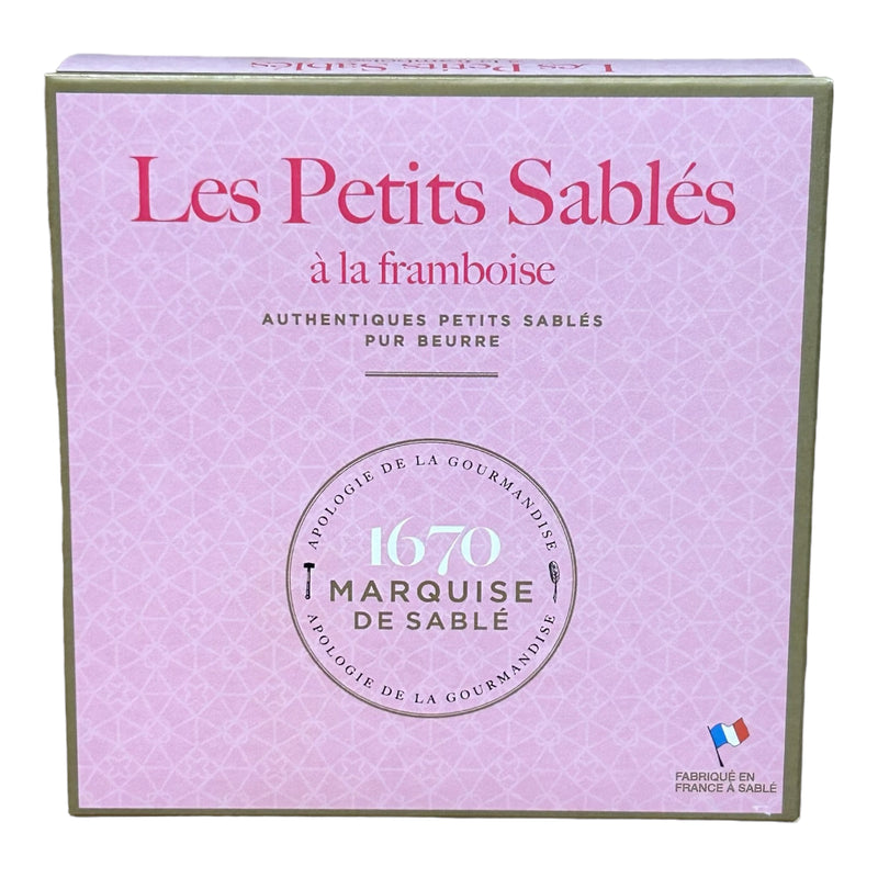 1670 Les Petits Sables Raspberry Cookies 100g