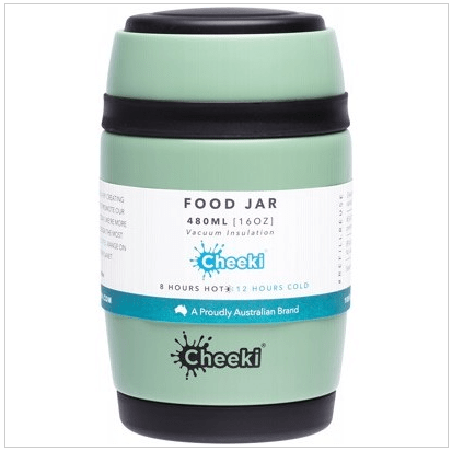 Cheeki Insulated Food Jar Pistachio 480 ml