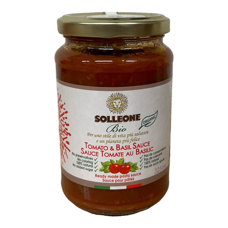 Solleone Tomato & Basil Sauce 325ml
