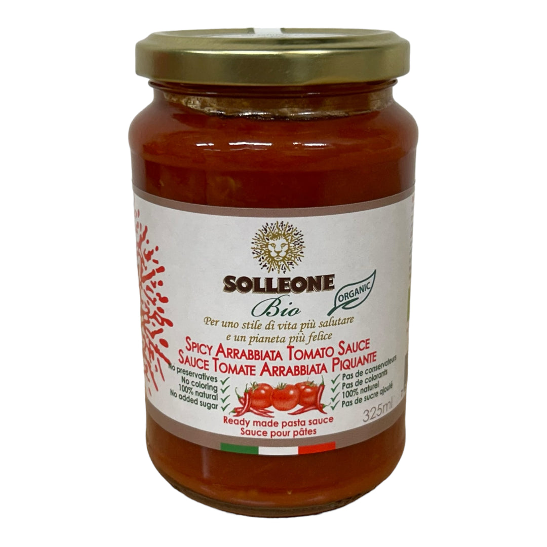 Solleone Spicy Arrabbiata Tomato Sauce 325ml